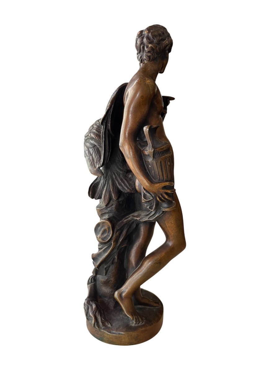 Sculpture - Bronze - Ganymede - France - 19th Century-photo-1