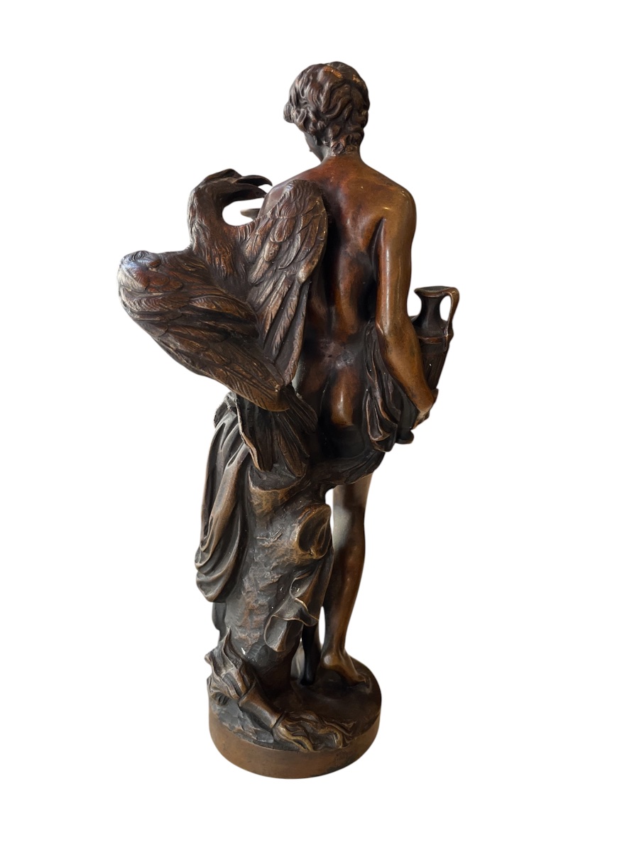 Sculpture - Bronze - Ganymede - France - 19th Century-photo-2