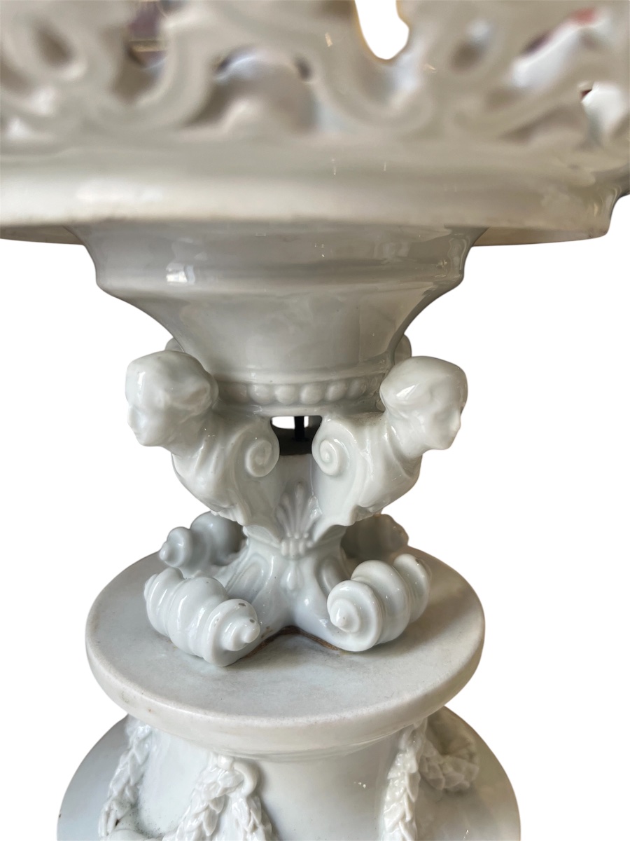 Paire de coupes - porcelaine - Meissen - Allemagne - XIX ème -photo-2
