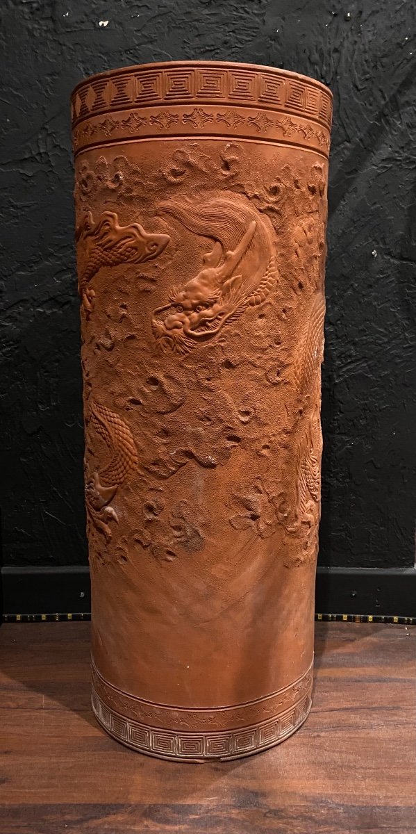 Yixing Vase - Stoneware - China - XIXth