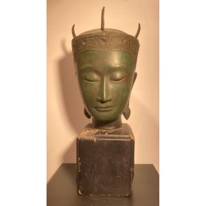 Important Buddha Head - Siam - Bien Hoa - Vietnam - XXth