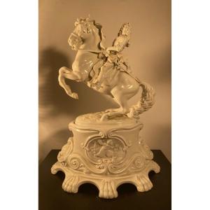 Porcelain Sculpture - Prince Eugene - Vienna - 20th Century