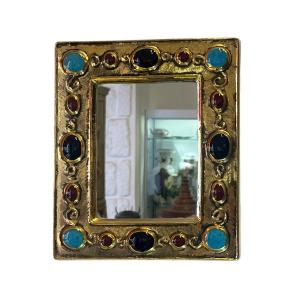 Miroir  - Céramique - Francois Lembo - France - XX ème 