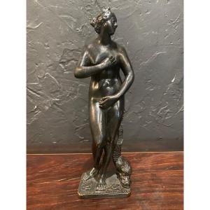 Bronze Sculpture - Venus And Dauphin - France - XVIII Th