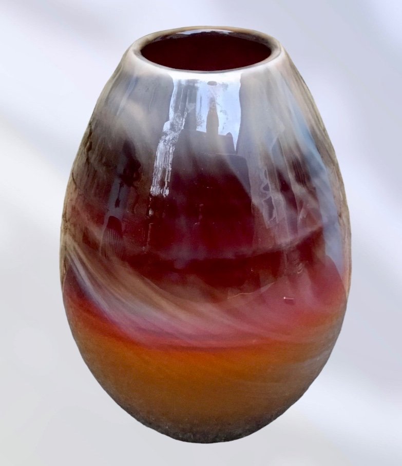 Vase En Verre Soufflé -photo-2