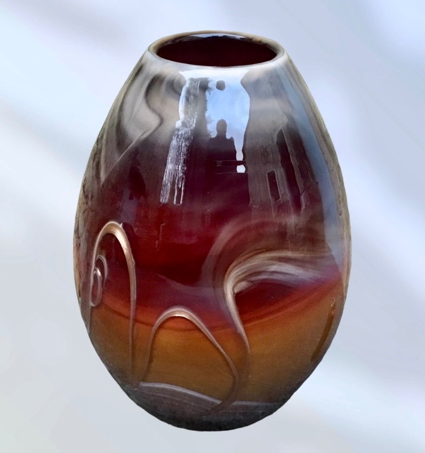 Vase En Verre Soufflé 