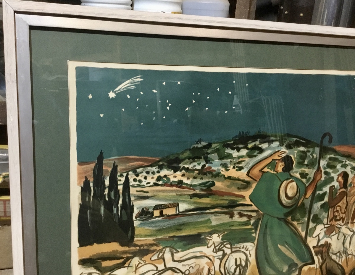 Lithographie De Yves Brayer-photo-4