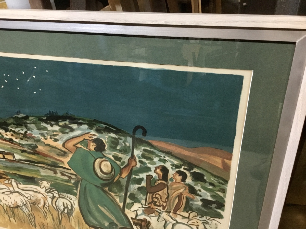 Lithographie De Yves Brayer-photo-1