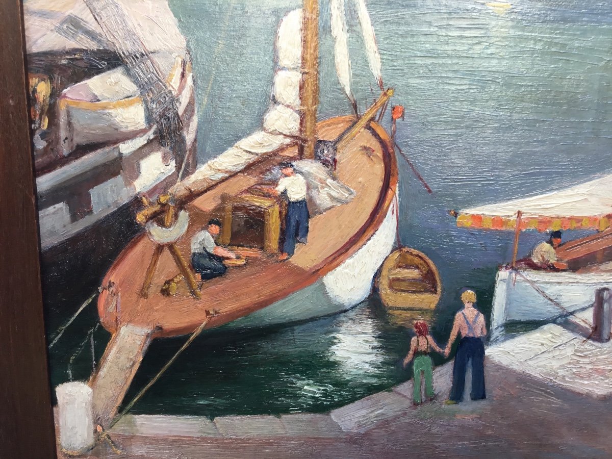 Saint-tropez Painting 1932-photo-4