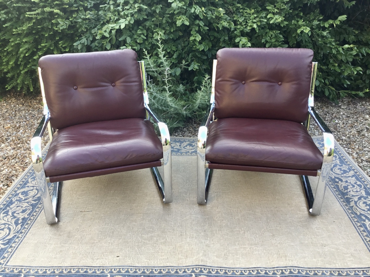 Paire de fauteuils 70-photo-2