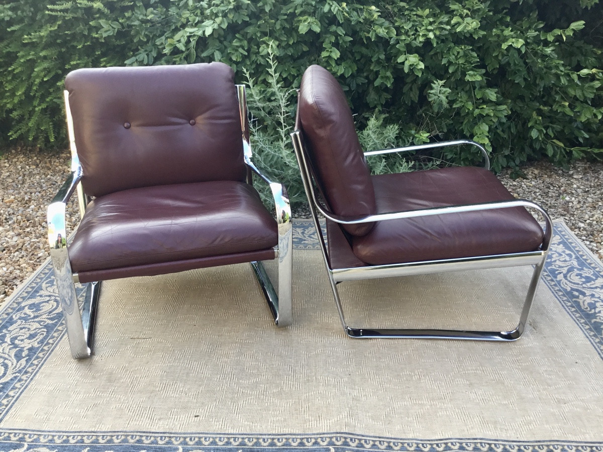 Paire de fauteuils 70-photo-4