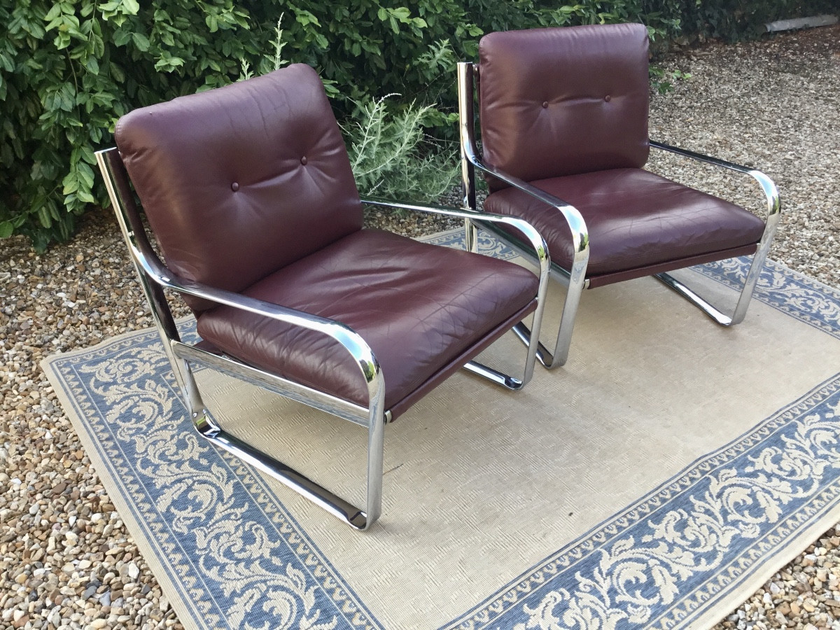 Paire de fauteuils 70-photo-8