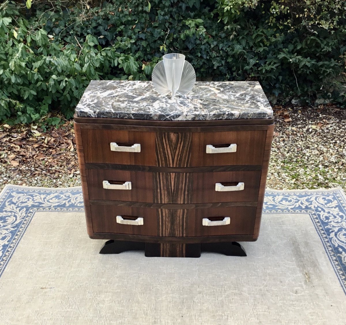 Art Deco Curved Chest Of Drawers-photo-2