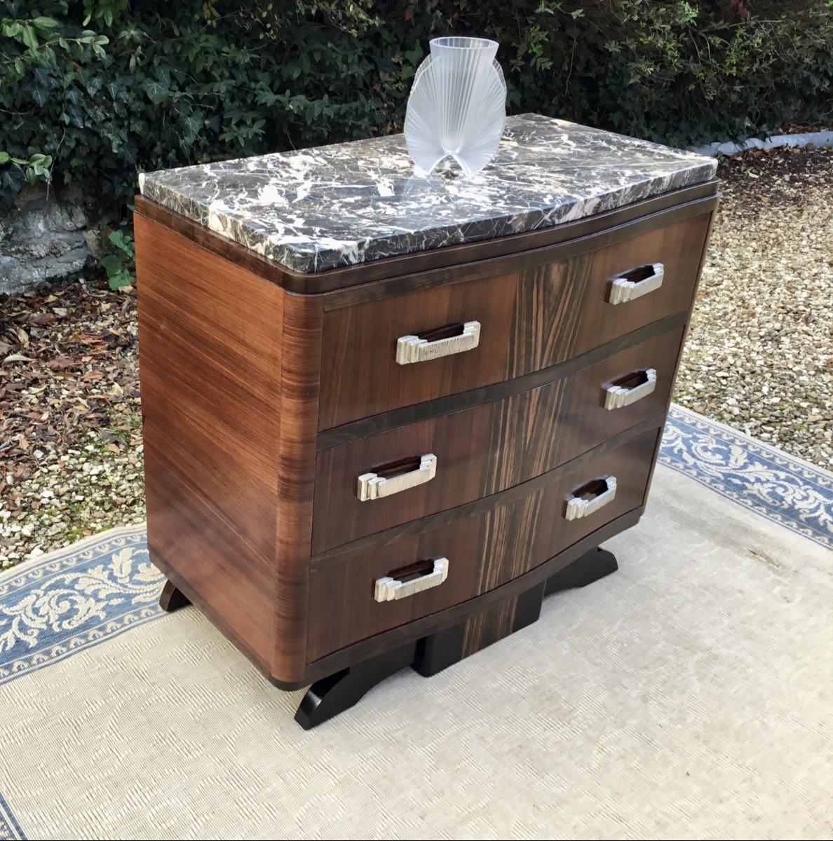 Art Deco Curved Chest Of Drawers-photo-2