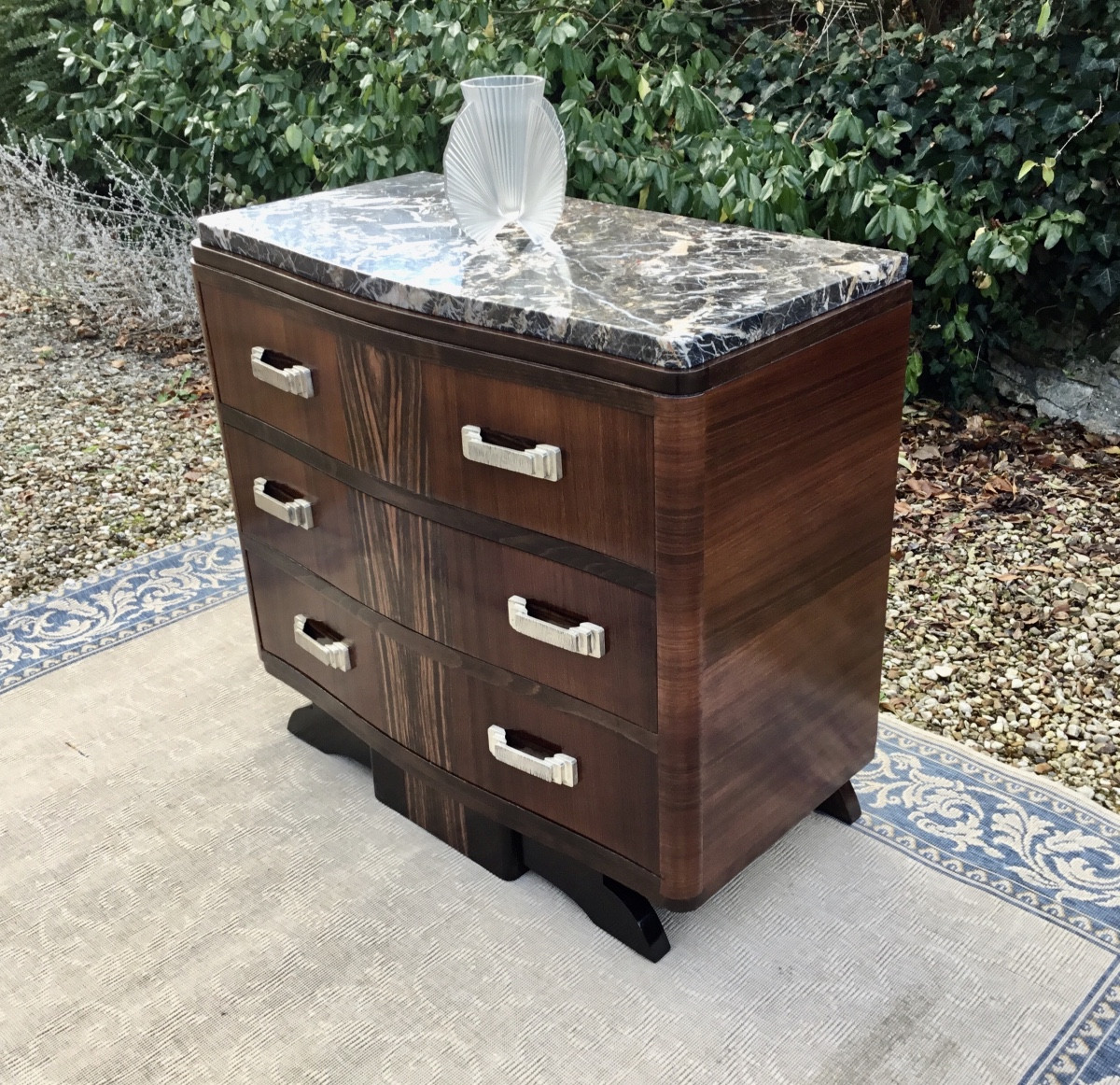 Art Deco Curved Chest Of Drawers-photo-3