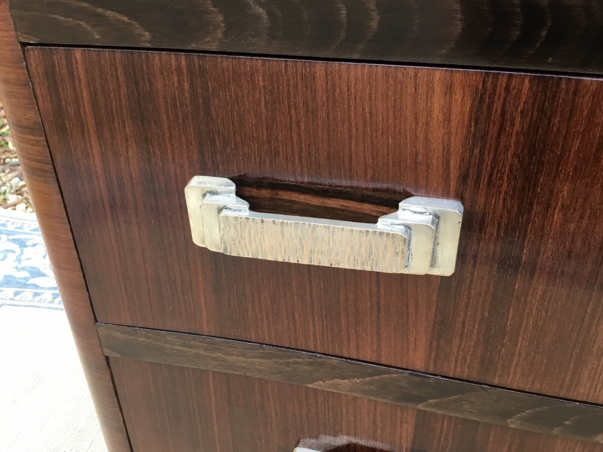 Art Deco Curved Chest Of Drawers-photo-5