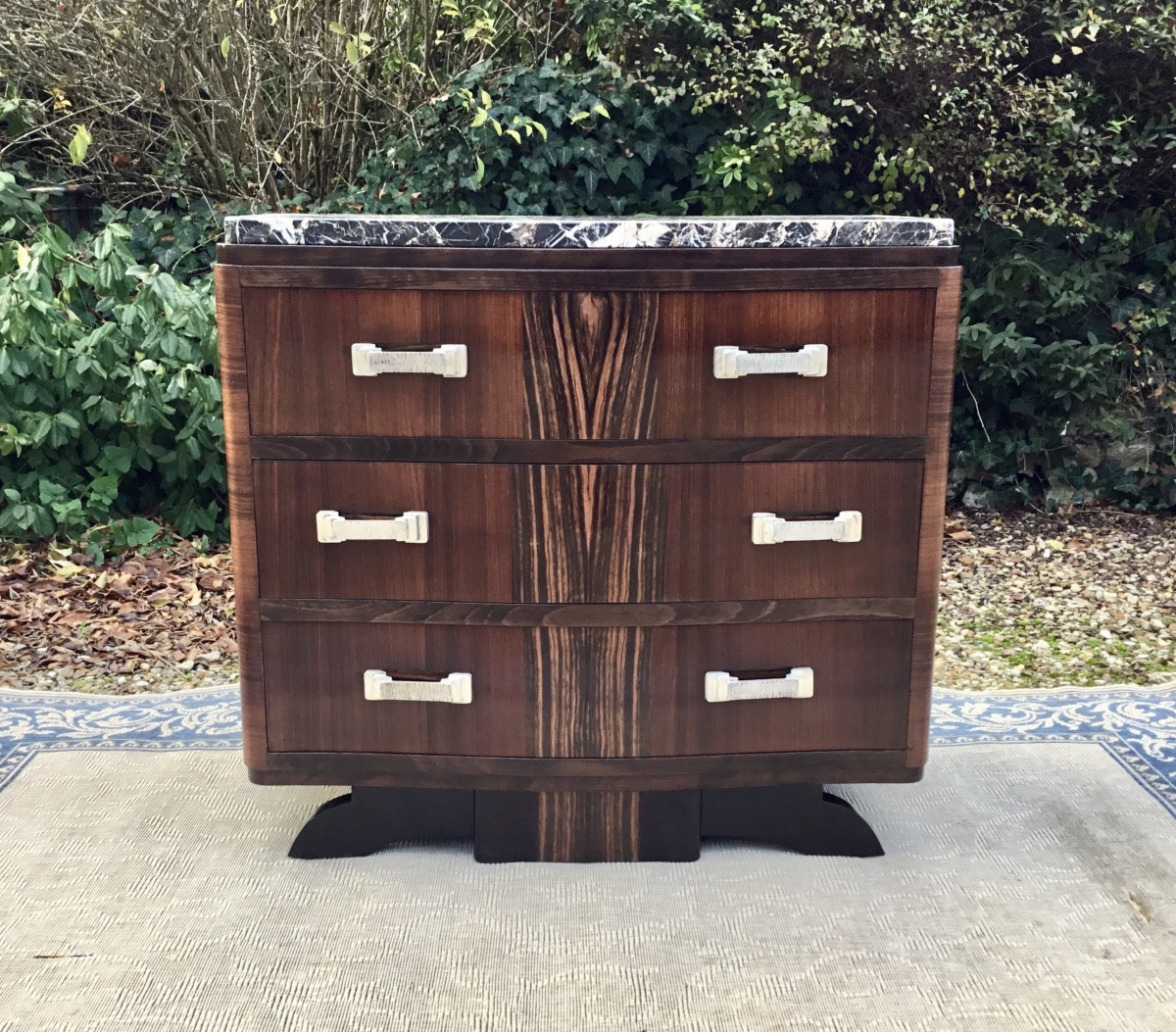Art Deco Curved Chest Of Drawers-photo-7
