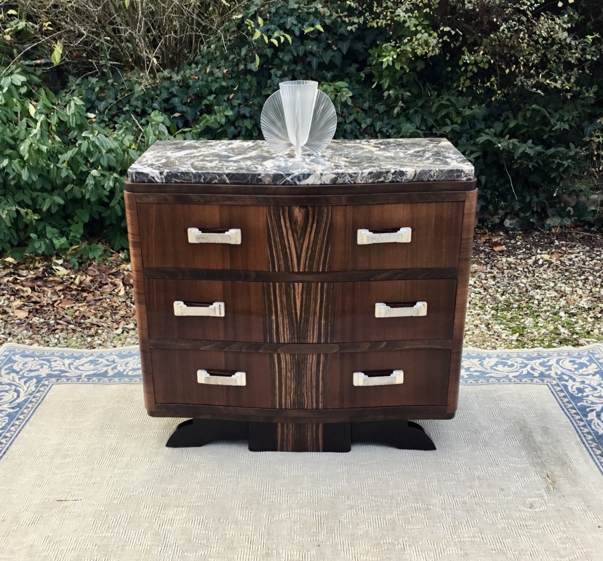 Art Deco Curved Chest Of Drawers