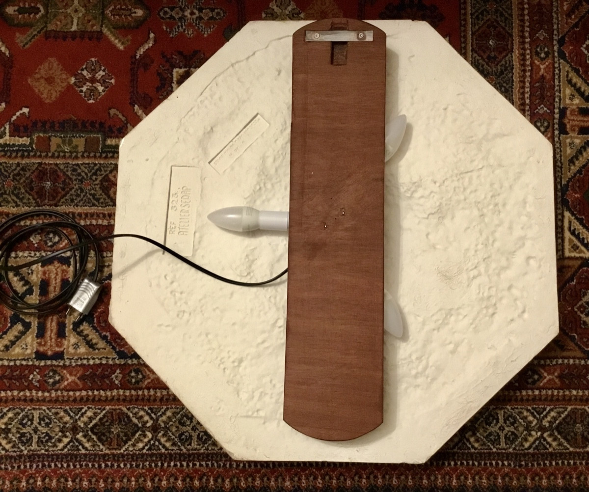 Art Deco Wall Sconce And Rosette -photo-8