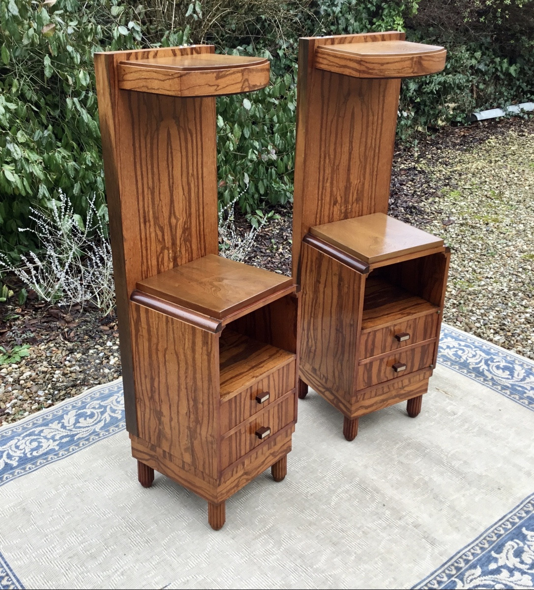 Paire de chevets Art-Déco-photo-1