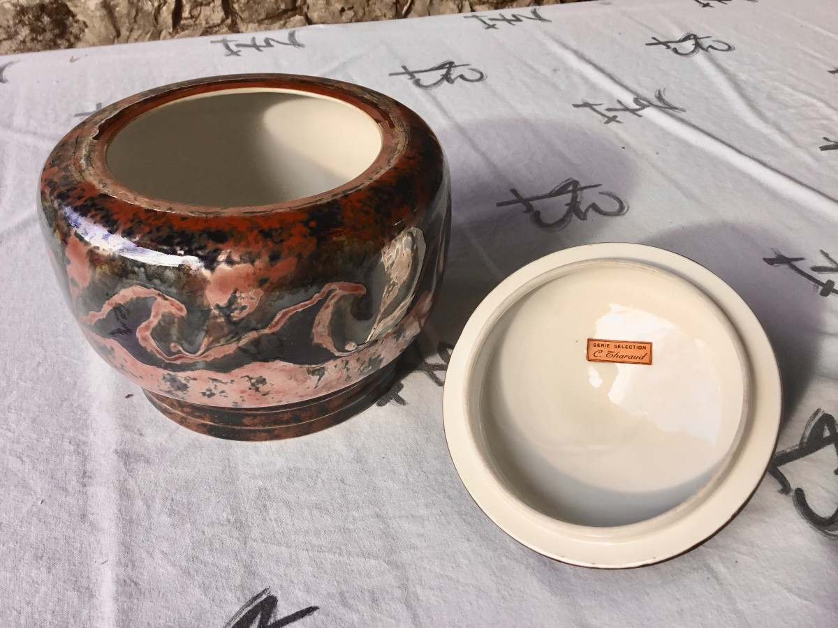 Large Covered Pot Tharaud-photo-4