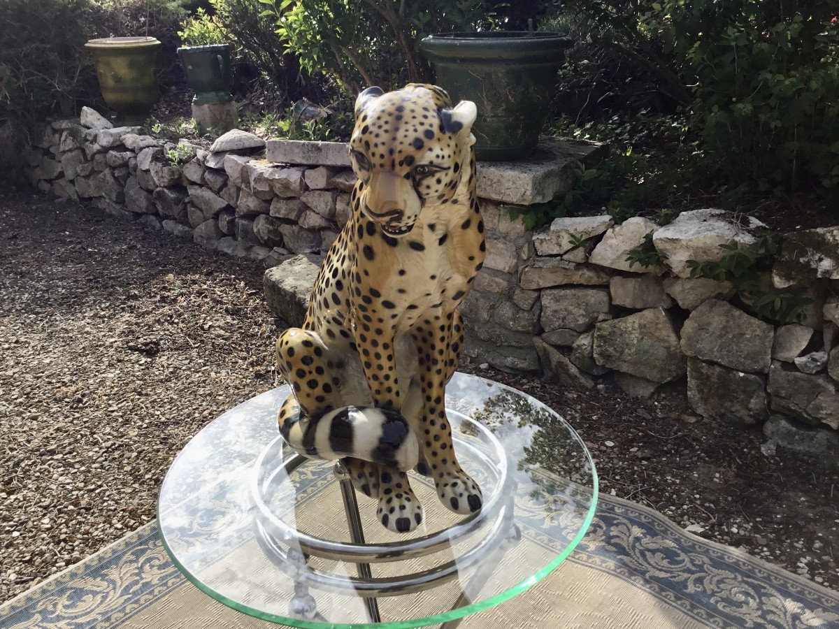 Guépard en céramique -photo-2