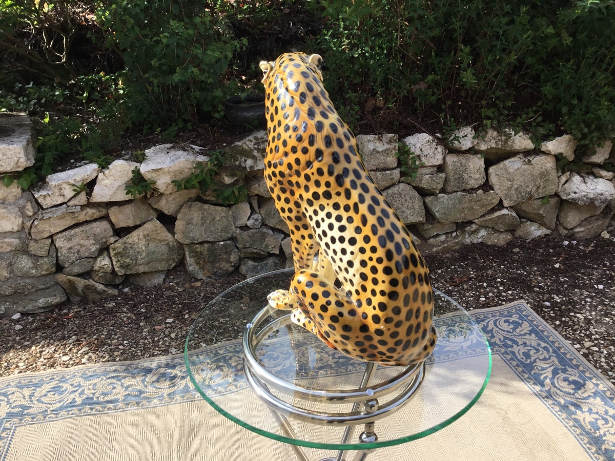 Guépard en céramique -photo-3