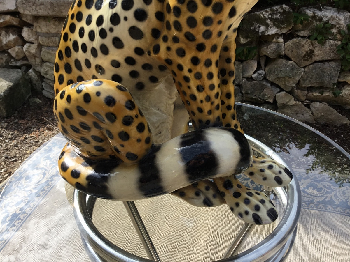 Guépard en céramique -photo-3