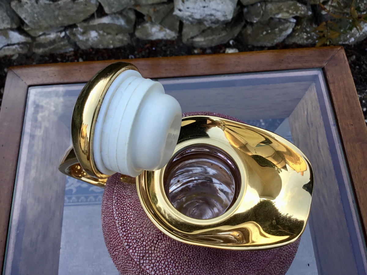 This One-of-a-kind Piece Features A Jug Lined With Stingray Leather.-photo-1