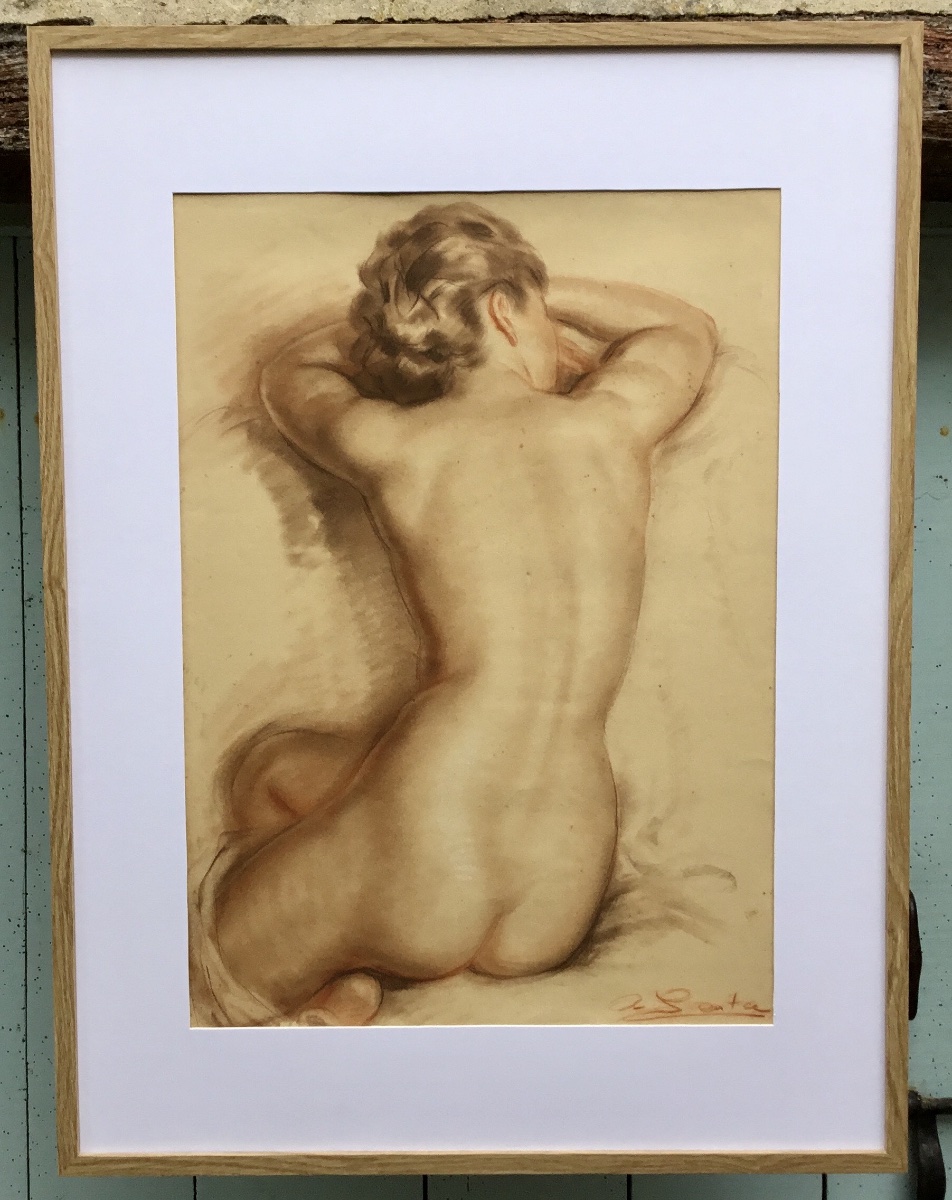 Sanguine originale d’Albert Genta 