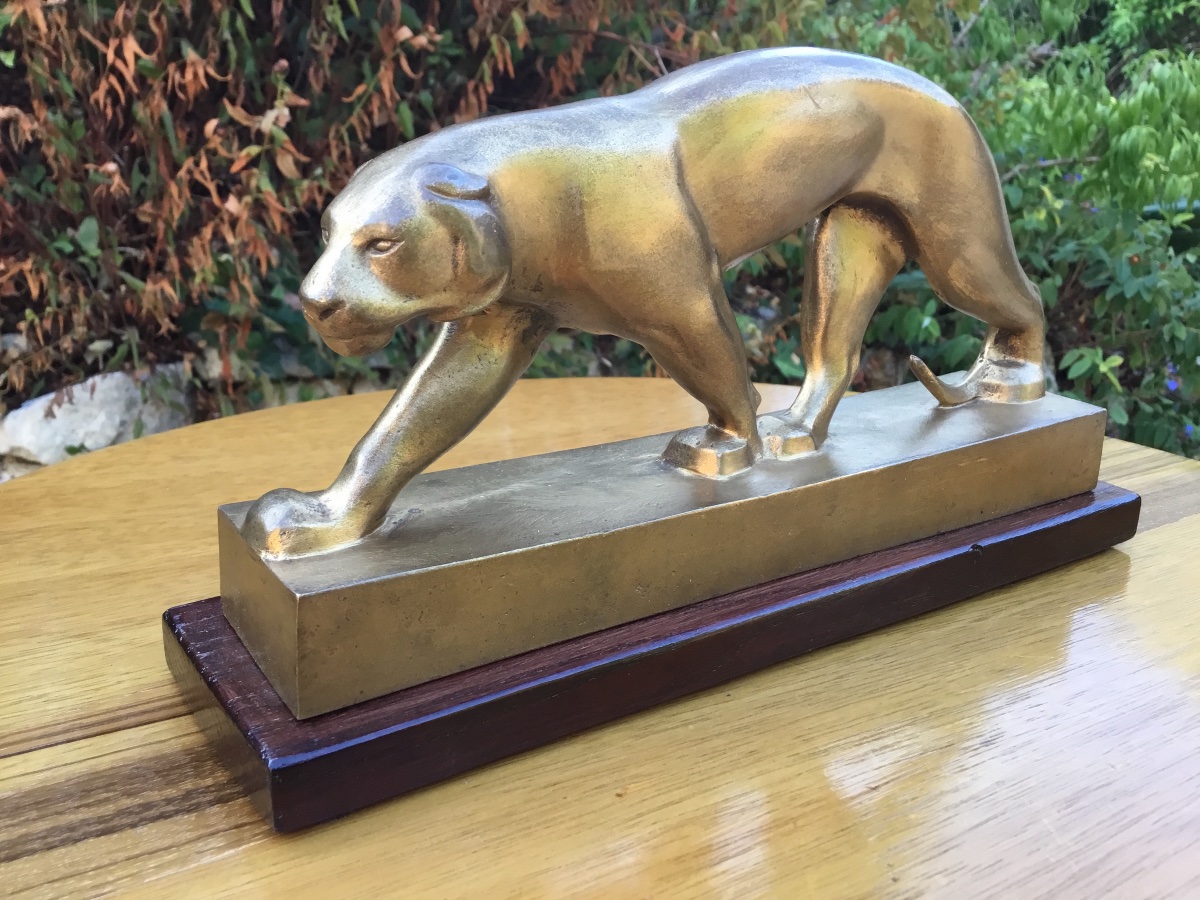 Art Deco Animal-themed Bronze Sculpture-photo-1