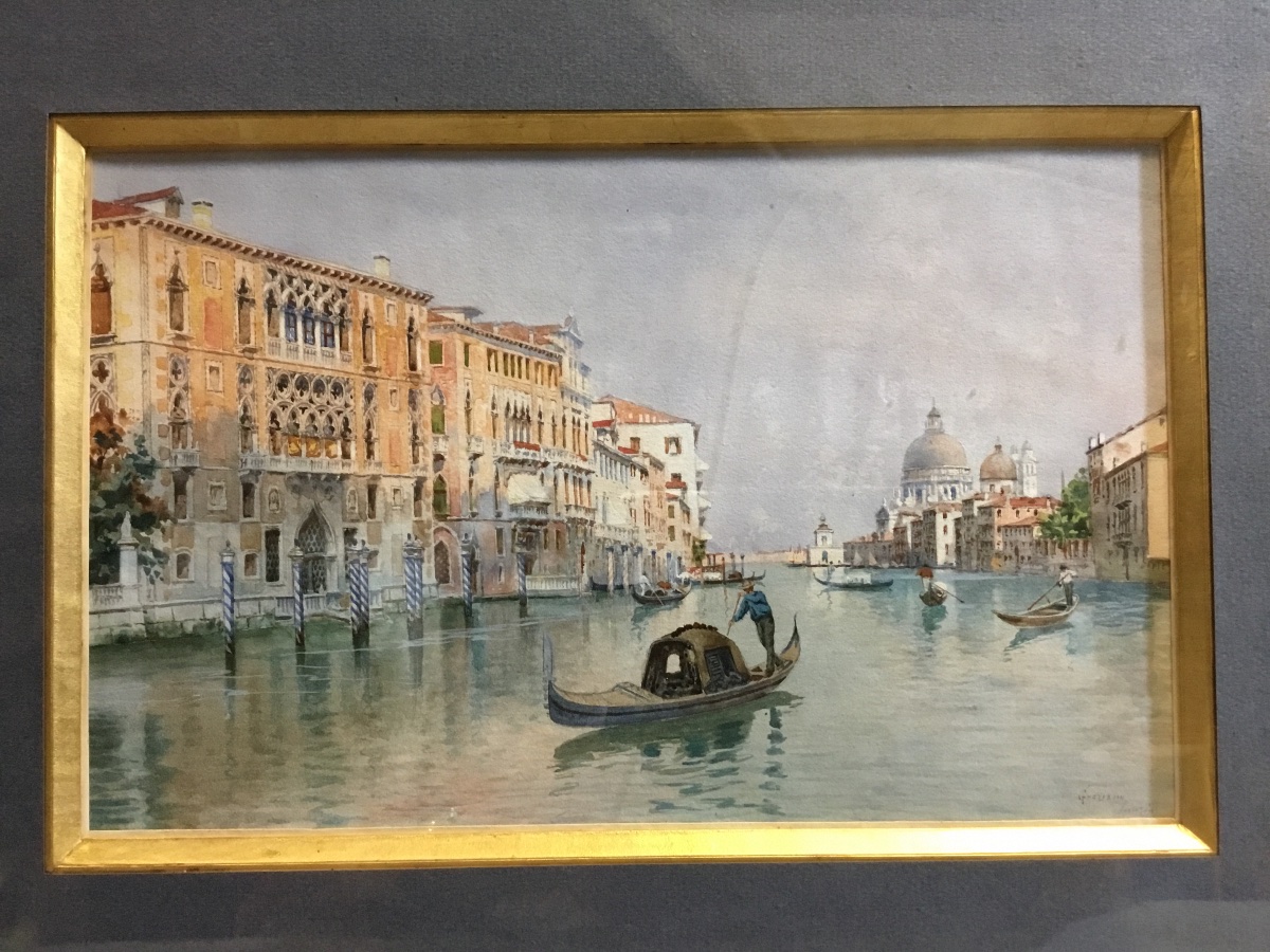 Watercolor Of Venice From The Late 19th Century