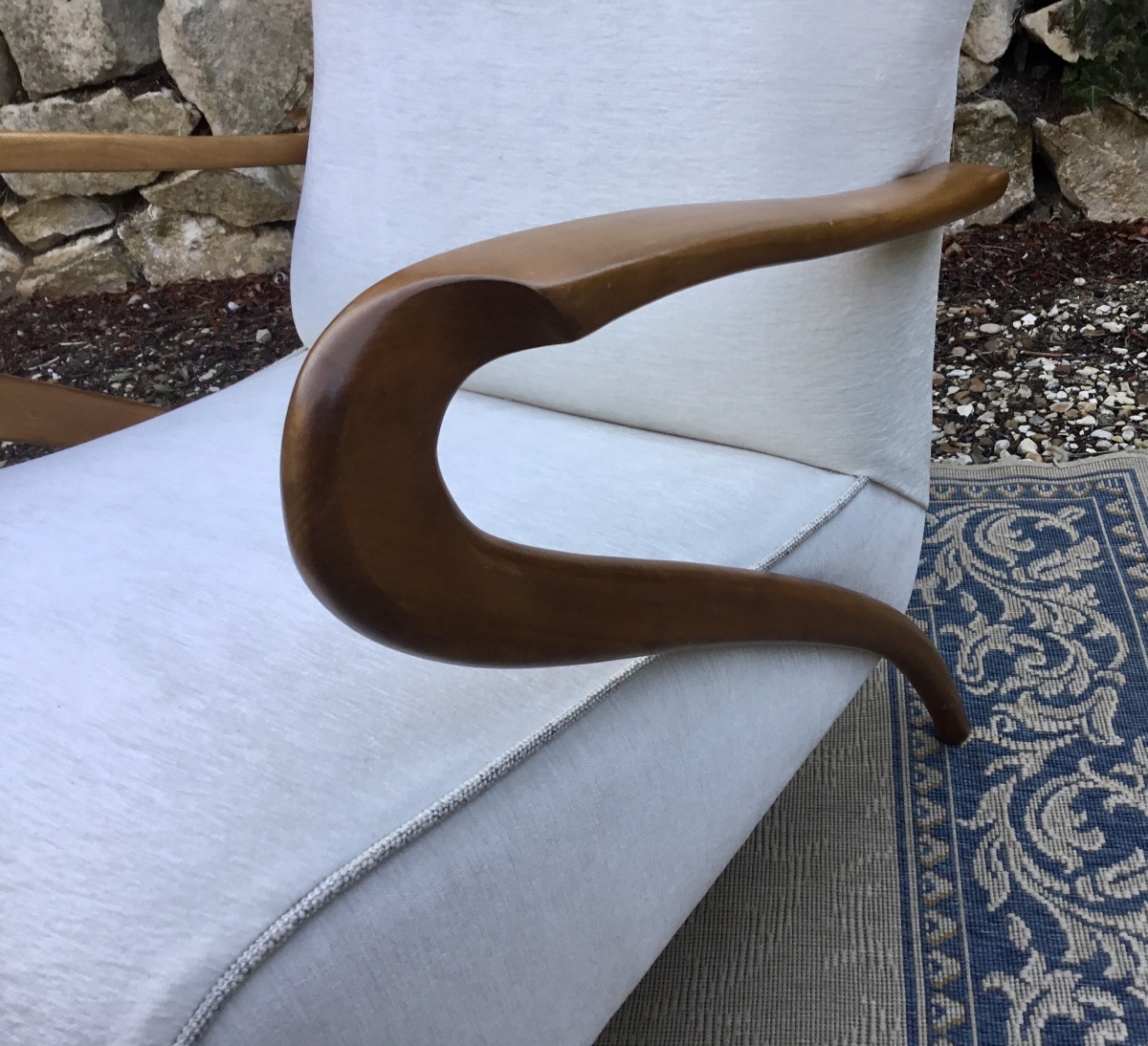 Pair Of 1950s Armchairs By Italian Designer Paolo Buffa-photo-3