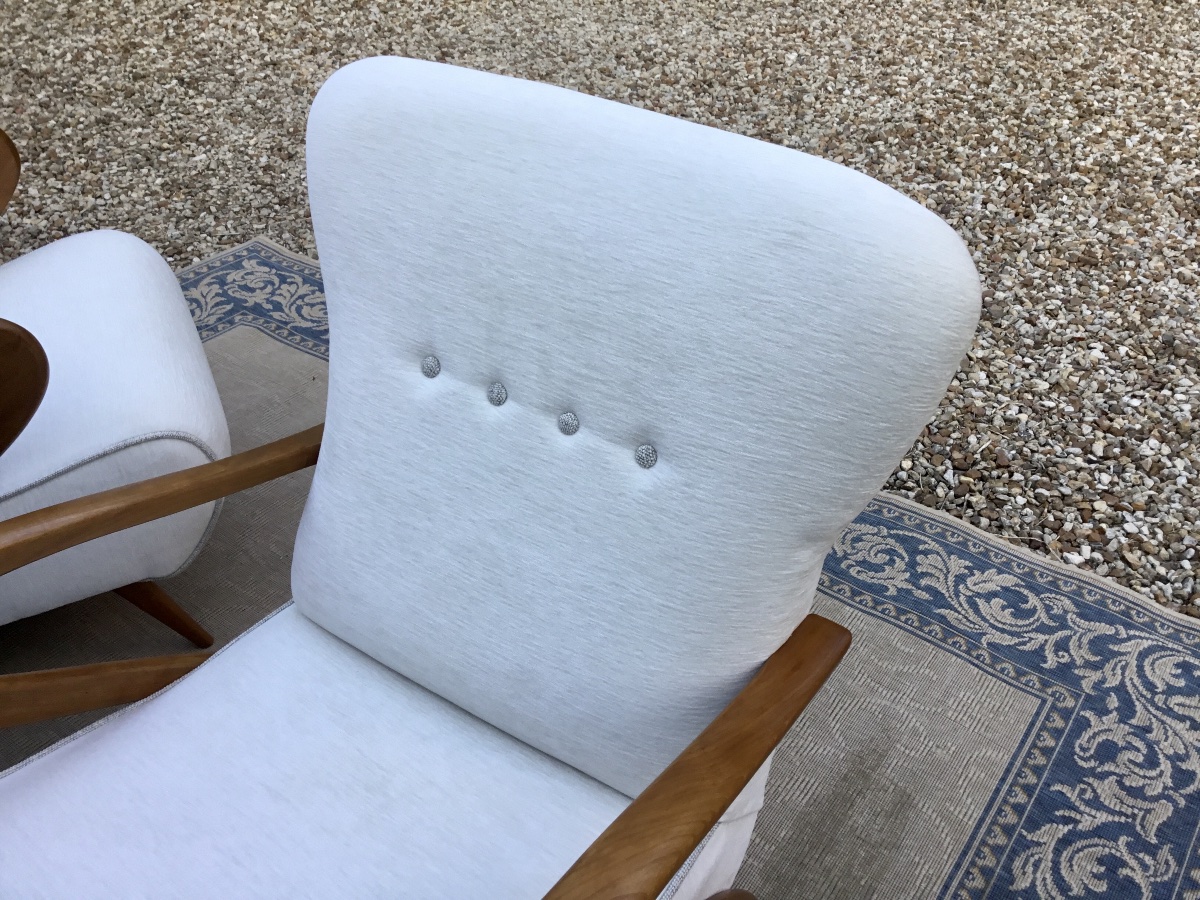 Pair Of 1950s Armchairs By Italian Designer Paolo Buffa-photo-6