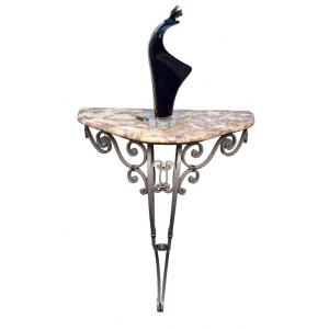 Wrought Iron Console