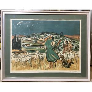 Lithographie Yves Brayer