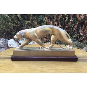 Art Deco Animal-themed Bronze Sculpture