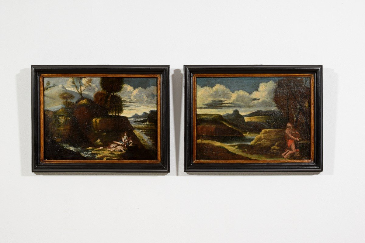 Mary Magdalene In Penitence And Saint Jerome In The Desert, Italy, 18th Century