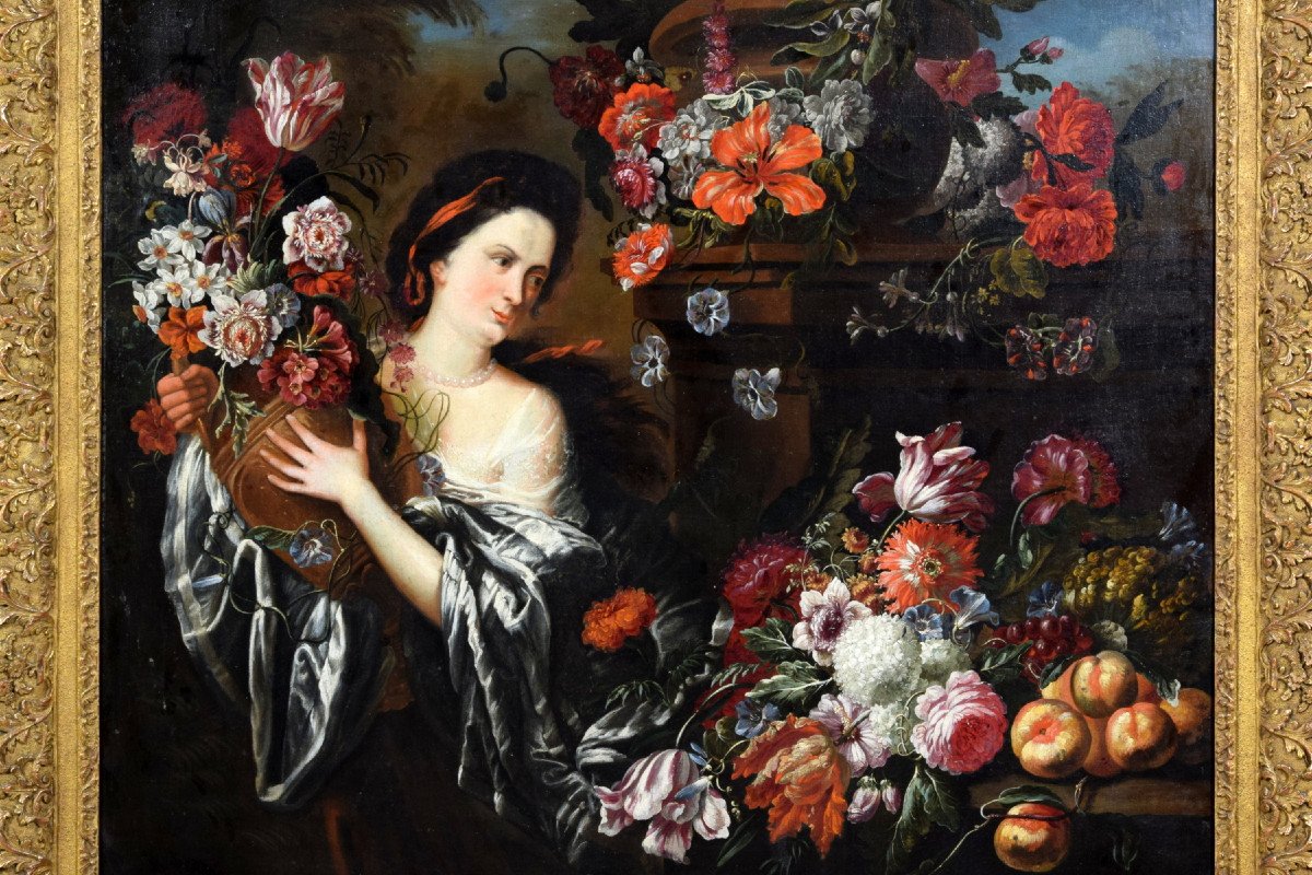 Still Life, Gaspar Peeter De Verbruggen The Younger And Pieter Ykens, 17th Century-photo-2