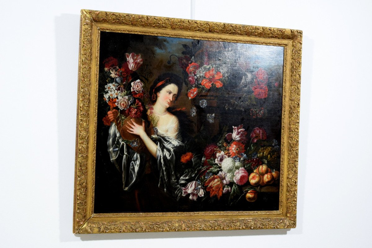 Still Life, Gaspar Peeter De Verbruggen The Younger And Pieter Ykens, 17th Century-photo-5
