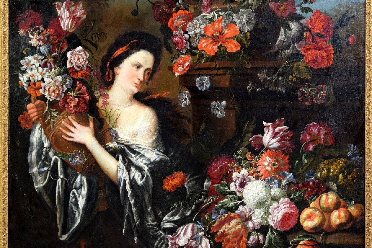 Still Life, Gaspar Peeter De Verbruggen The Younger And Pieter Ykens, 17th Century-photo-8