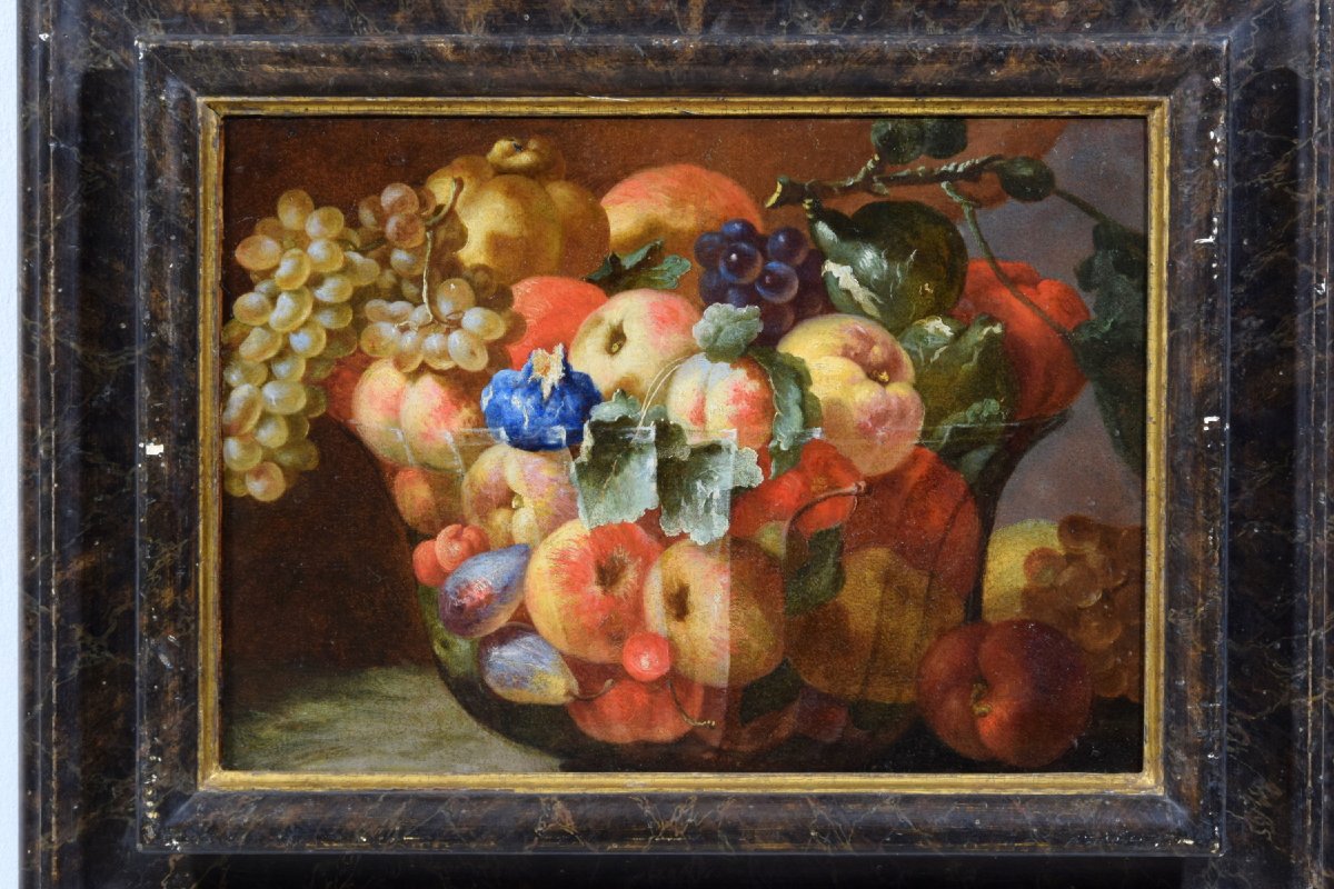 18th Century, Italian Painting With Still Life By Giovanni Paolo Castelli Lo Spadino-photo-8