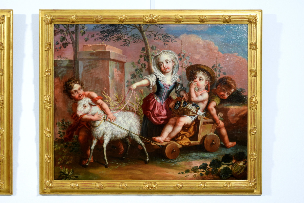 Allégorie Du Printemps Et De L’automne, Vittorio Amedeo Rapous, 1786-photo-3
