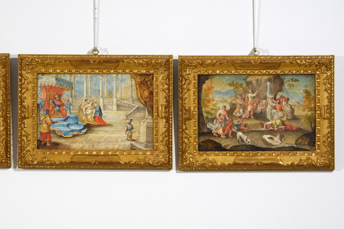 17th Century, Four French Paintings Depicting Biblical Subjects-photo-3