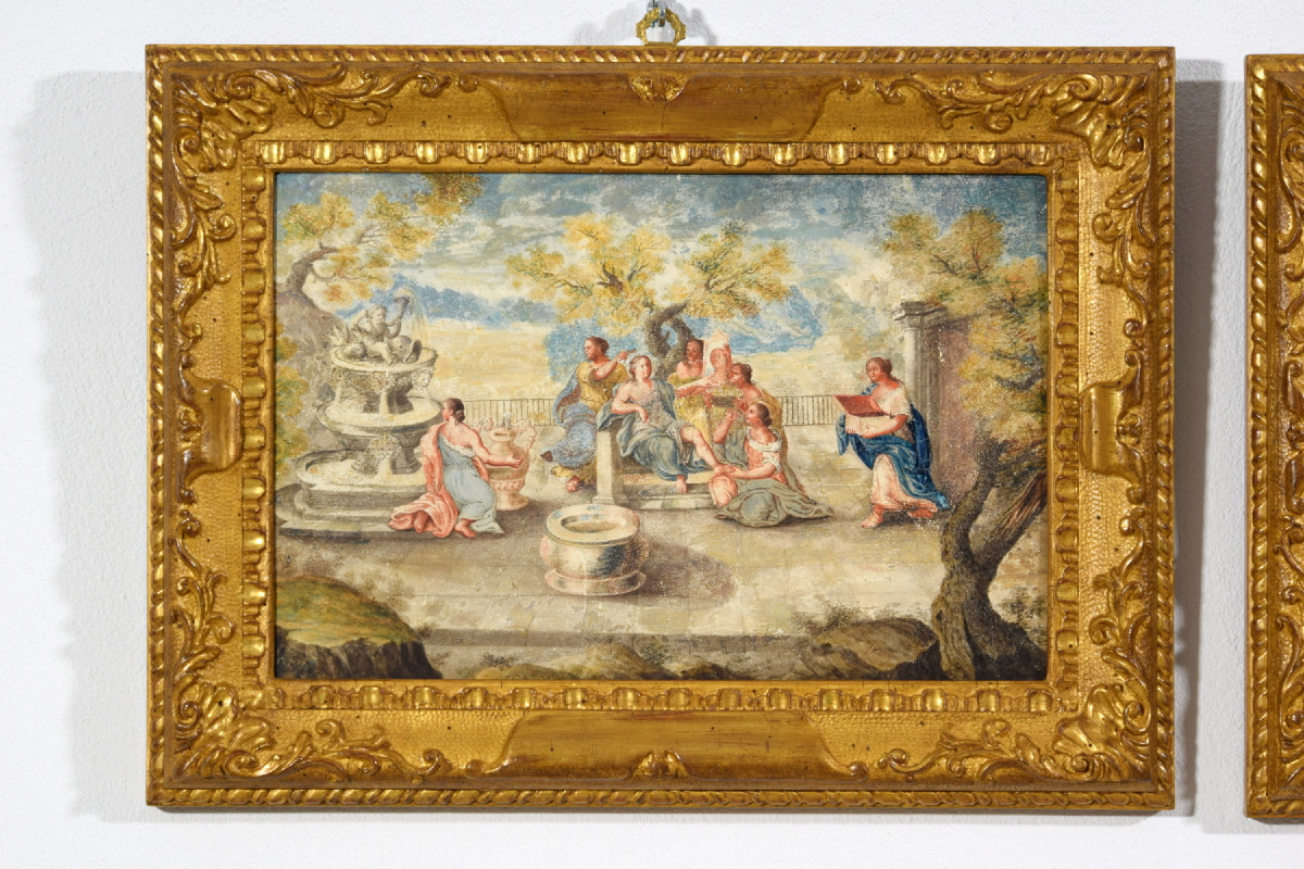 17th Century, Four French Paintings Depicting Biblical Subjects-photo-1