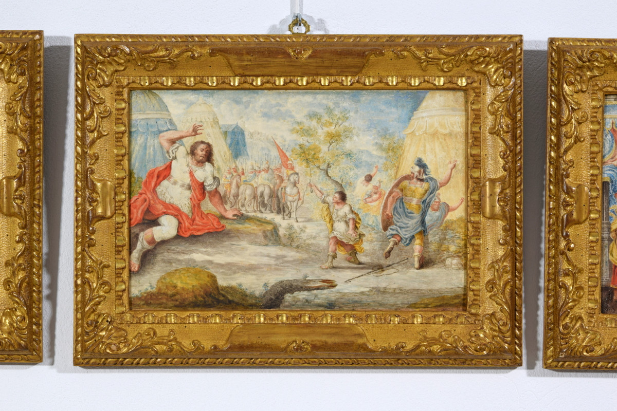 17th Century, Four French Paintings Depicting Biblical Subjects-photo-2