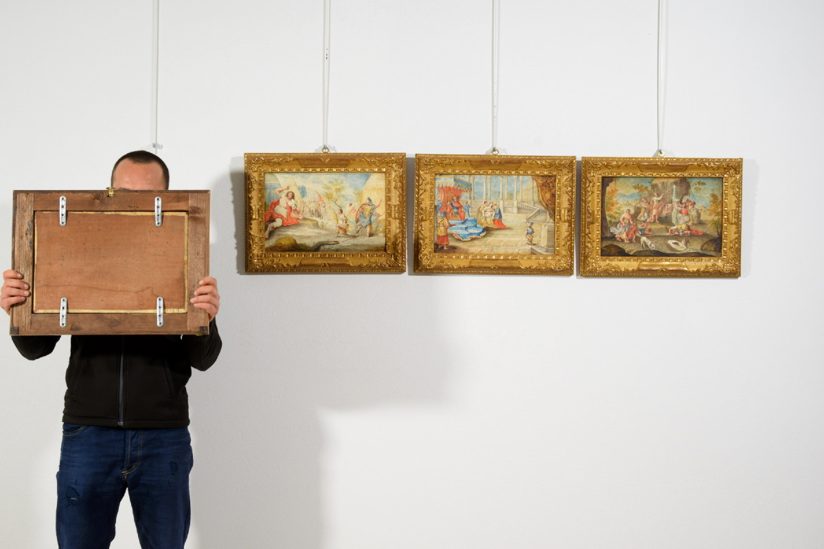 17th Century, Four French Paintings Depicting Biblical Subjects-photo-5