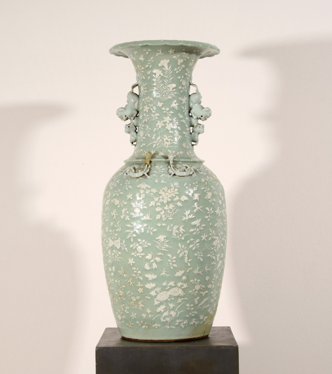 Grand vase en porcelaine céladon, Chine, XIXe siècle