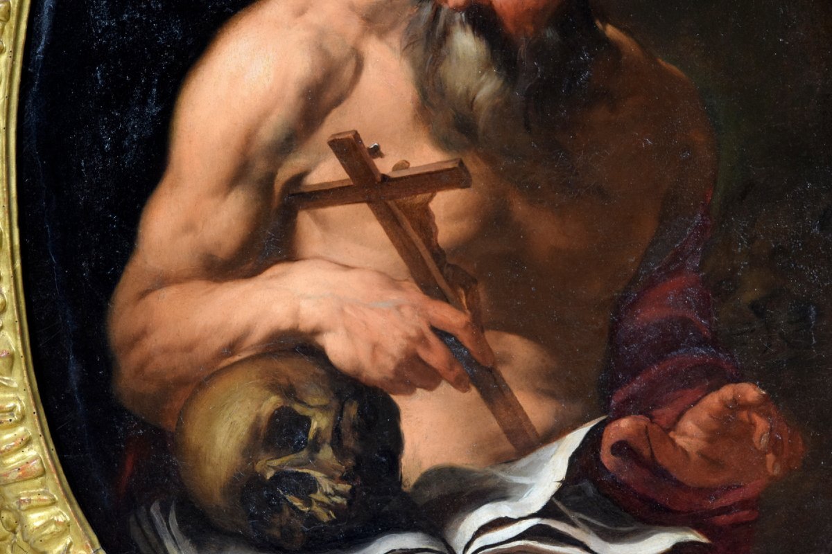 Antonio Zanchi (1631–1722),  Saint Jérôme pénitent-photo-3