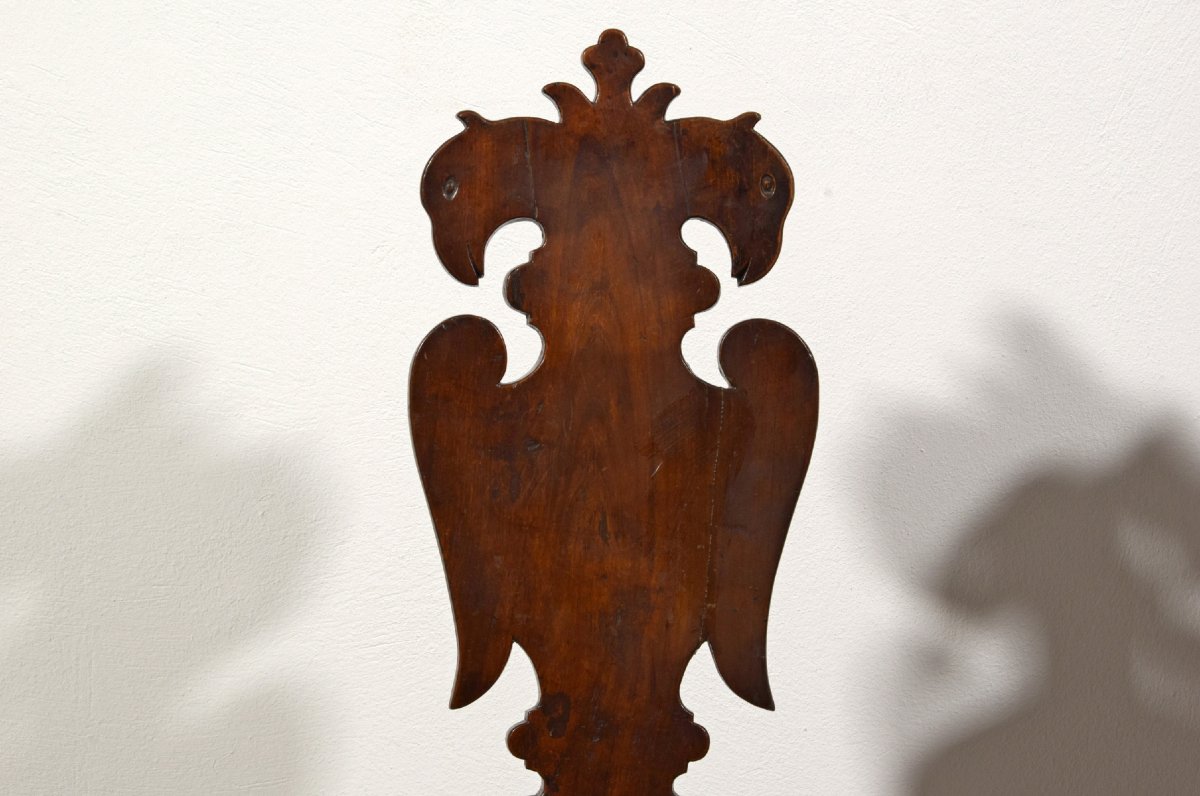 Two Walnut Stools, Tuscany, Early 18th Century-photo-4